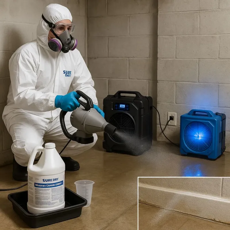 Sanitization and Odor Removal process in Whitehall, PA