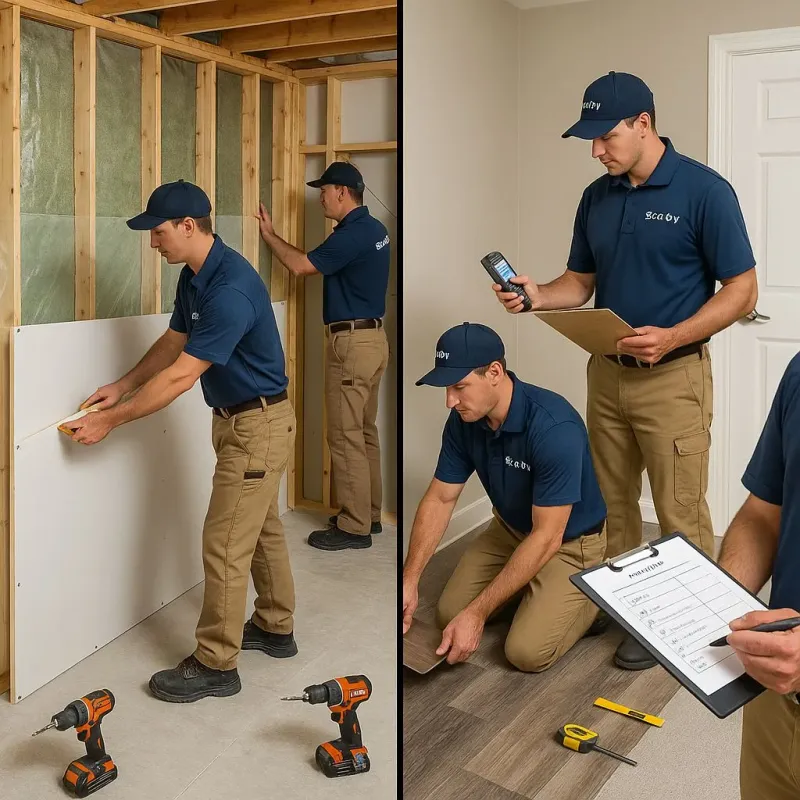 Repairs and Reconstruction process in Whitehall, PA